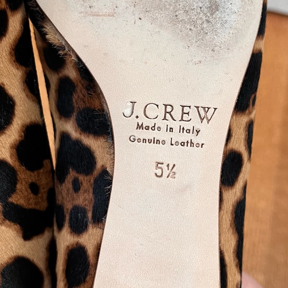 JCrew Collection Calf Hair Janey Ballet Flat in leopard, 5H - Picture 8 of 16